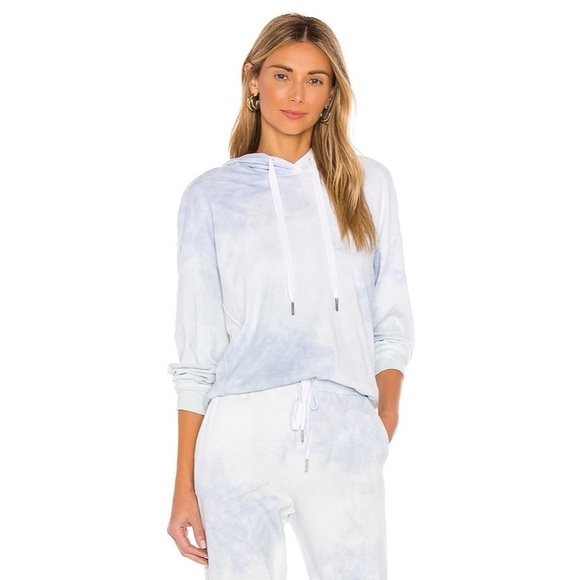 Michael Stars Miley Raindrop Tie Dye Sweatshirt - Picture 1 of 9